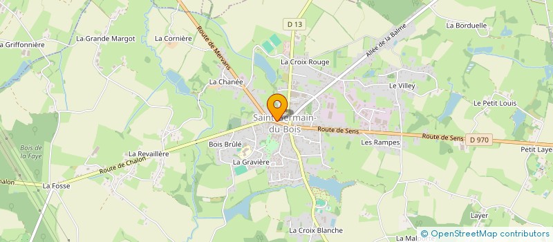 localisation de l'entreprise MONSIEUR ANDRE MUNOZ à SAINT-GERMAIN-DU-BOIS