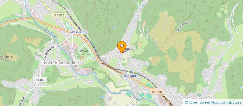 localisation de l'entreprise MONSIEUR ANDRE MUNSCH  RANSPACH