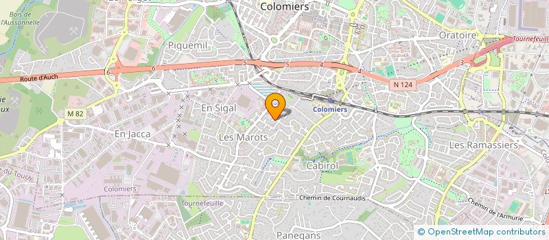 localisation de l'entreprise MONSIEUR ANDRE MURLIN à COLOMIERS