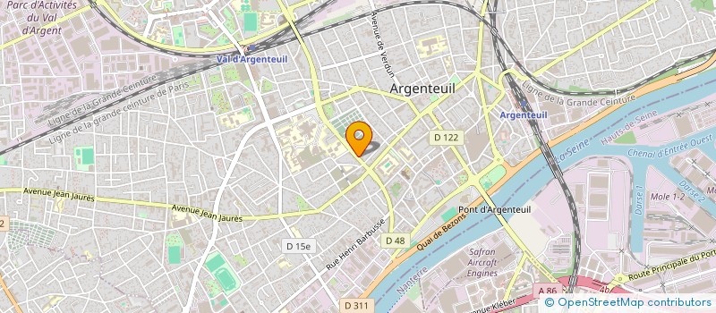 localisation de l'entreprise MONSIEUR ANDRE MVONDO  ARGENTEUIL