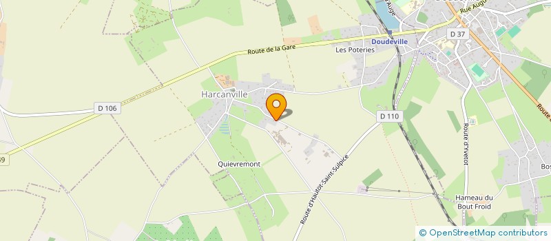 localisation de l'entreprise MONSIEUR ANDRE MYLLE  HARCANVILLE