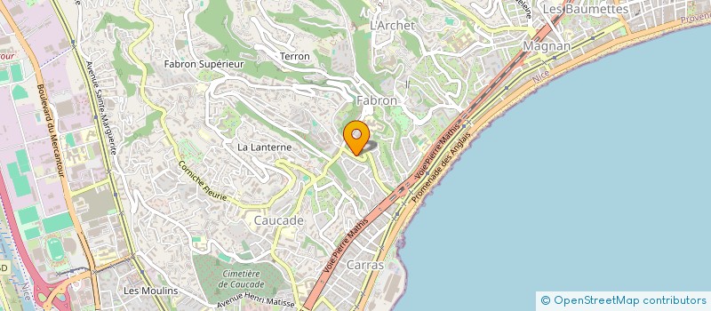 localisation de l'entreprise MONSIEUR ANDRE NAASSAN à NICE