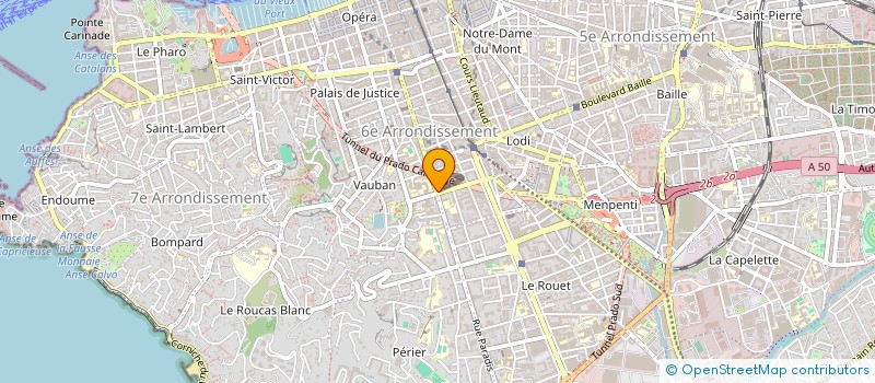 localisation de l'entreprise MONSIEUR ANDRE NAKACHE à MARSEILLE