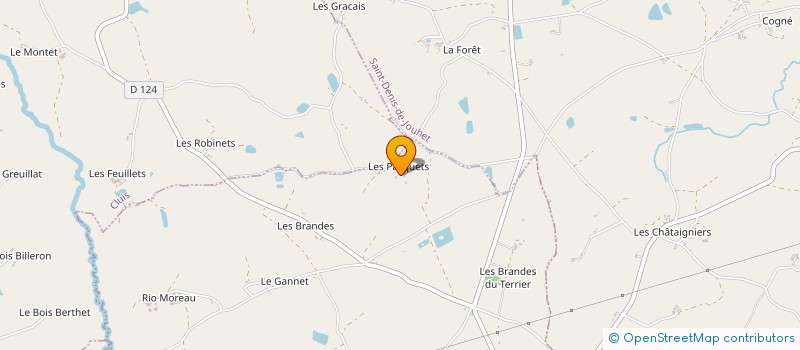 localisation de l'entreprise MONSIEUR ANDRE NANDILLON à LA BUXERETTE