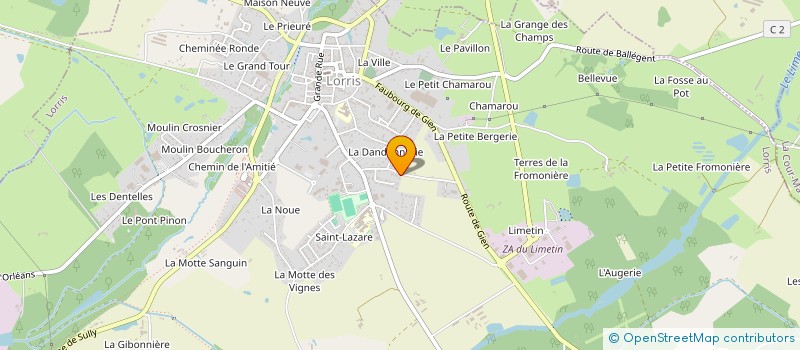 localisation de l'entreprise MONSIEUR ANDRE NAUDIN  LORRIS