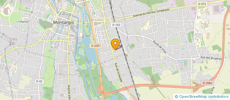 localisation de l'entreprise MONSIEUR ANDRE NESNARD à MONTARGIS