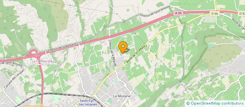 localisation de l'entreprise MONSIEUR ANDRE NICOLAS à SAINT-CYR-SUR-MER