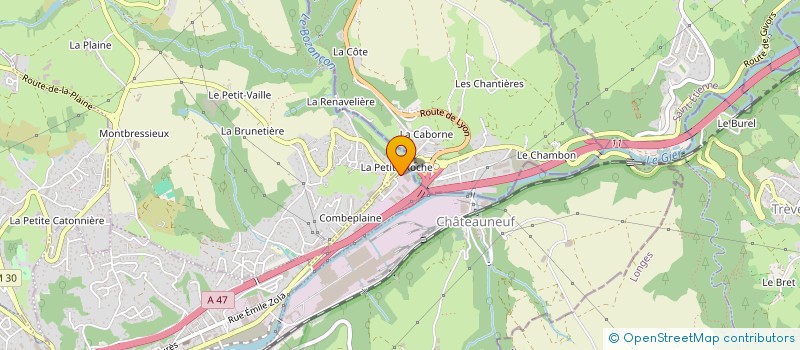 localisation de l'entreprise MONSIEUR ANDRE NODIN  SAINT-ROMAIN-EN-JAREZ