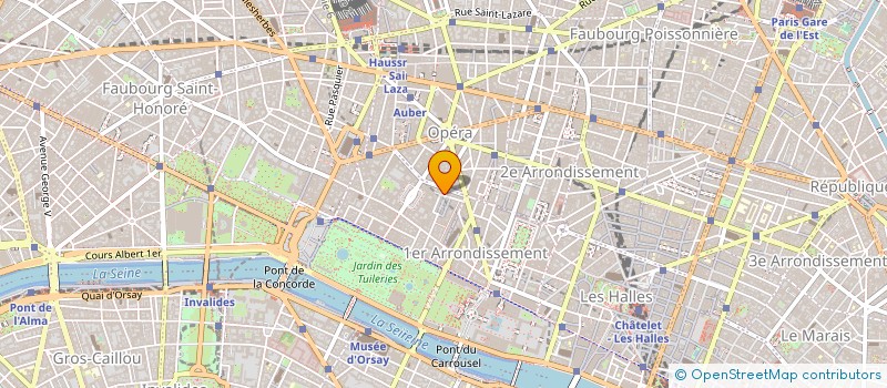 localisation de l'entreprise MONSIEUR ANDRE NOEL à PARIS
