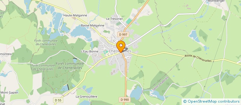 localisation de l'entreprise MONSIEUR ANDRE NORRE à CHENERAILLES