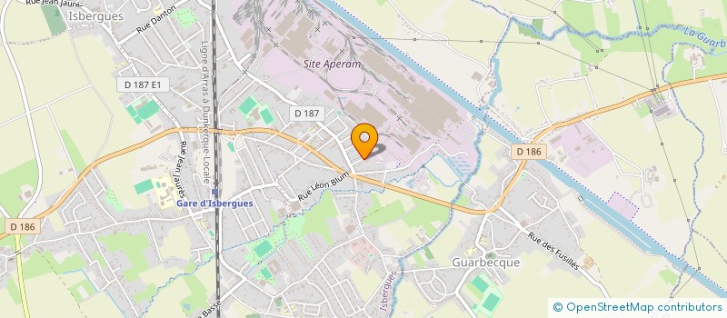 localisation de l'entreprise MONSIEUR ANDRE NOURRY  ISBERGUES