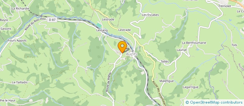 localisation de l'entreprise MONSIEUR ANDRE NOYE  ESCANDOLIERES