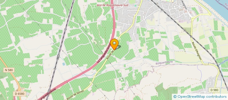 localisation de l'entreprise MONSIEUR ANDRE NURY  ROQUEMAURE