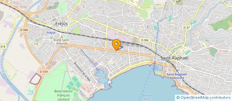 localisation de l'entreprise MONSIEUR ANDRE OCELLI à FREJUS