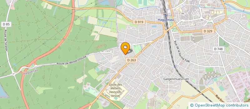 localisation de l'entreprise MONSIEUR ANDRE OHLMANN  HAGUENAU