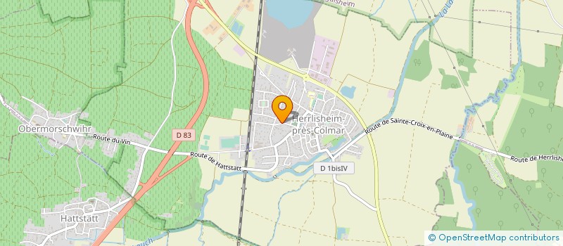 localisation de l'entreprise MONSIEUR ANDRE OHNZEITER  HERRLISHEIM-PRES-COLMAR