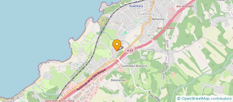 localisation de l'entreprise MONSIEUR ANDRE OLASAGUIRRE à SAINT-JEAN-DE-LUZ