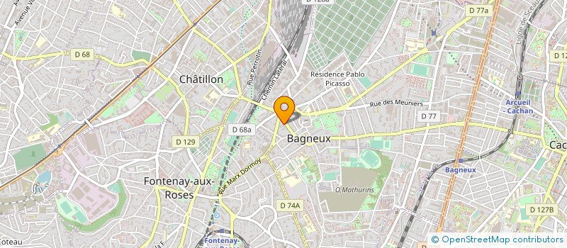 localisation de l'entreprise MONSIEUR ANDRE OLIVIER à BAGNEUX