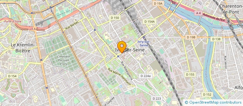 localisation de l'entreprise MONSIEUR ANDRE OLIVIER à IVRY-SUR-SEINE