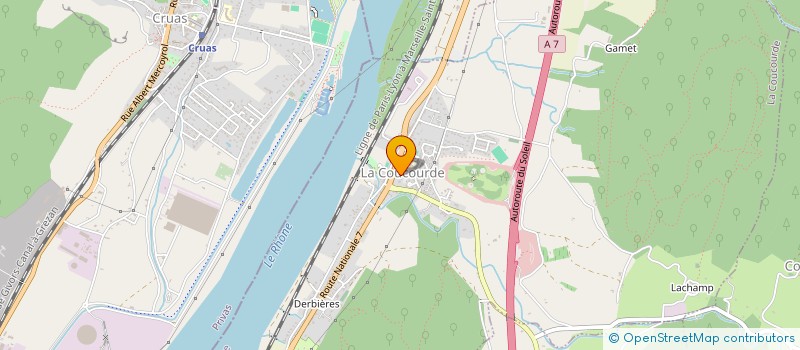 localisation de l'entreprise MONSIEUR ANDRE OLLIER  LA LAUPIE