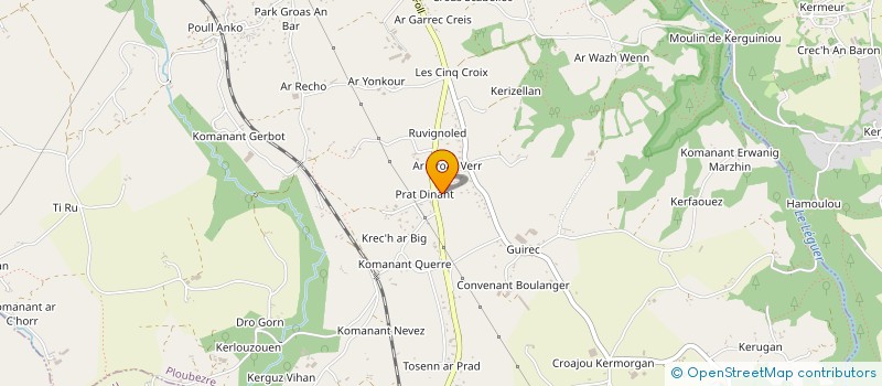 localisation de l'entreprise MONSIEUR ANDRE OLLIVIER à PLOUBEZRE