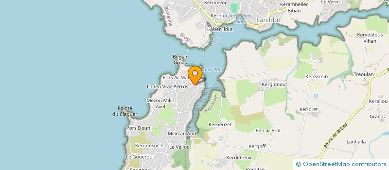 localisation de l'entreprise MONSIEUR ANDRE OMNES  LAMPAUL-PLOUARZEL