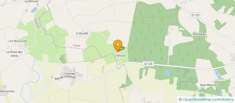 localisation de l'entreprise MONSIEUR ANDRE ORAIN  LOYAT