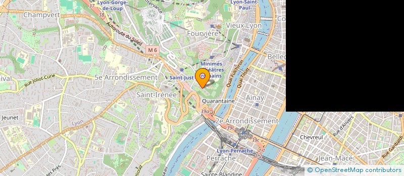 localisation de l'entreprise MONSIEUR ANDRE OSSEDAT  LYON