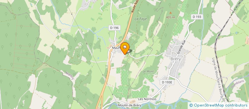 localisation de l'entreprise MONSIEUR ANDRE OUDOT  SAINT-LAMAIN