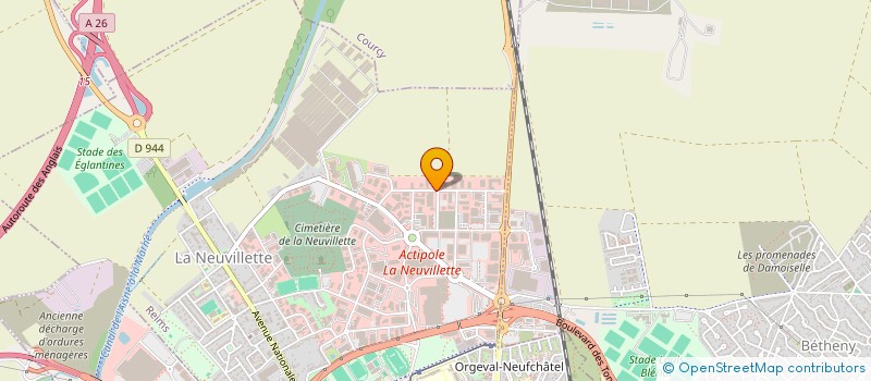 localisation de l'entreprise MONSIEUR ANDRE OUINIA  REIMS