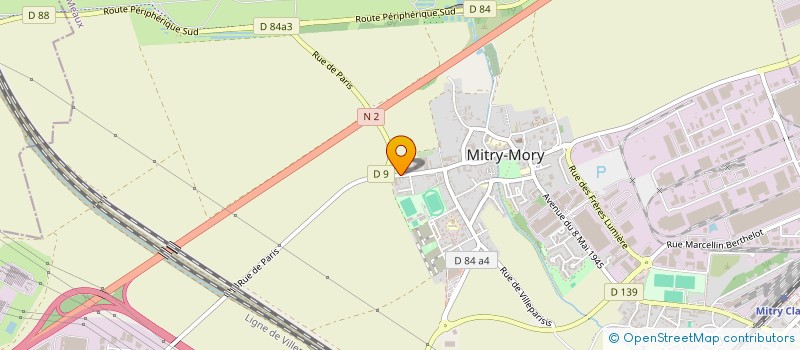 localisation de l'entreprise MONSIEUR ANDRE OUTTERYCK à MITRY-MORY