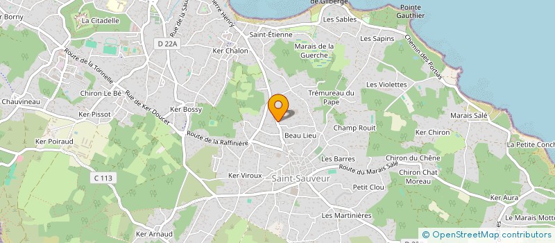 localisation de l'entreprise MONSIEUR ANDRE PACAUD  L'ILE-D'YEU