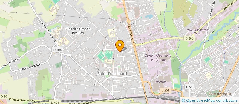 localisation de l'entreprise MONSIEUR ANDRE PAGENEL  SAINT-DOULCHARD