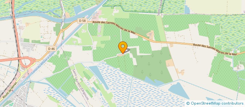 localisation de l'entreprise MONSIEUR ANDRE PAILHAS  AIGUES-MORTES