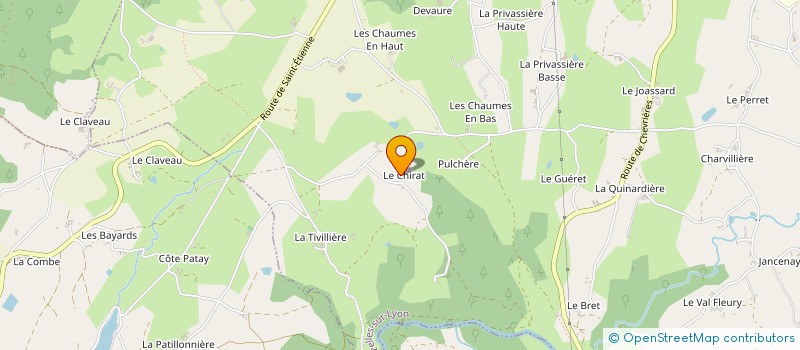 localisation de l'entreprise MONSIEUR ANDRE PAILLEUX à CHAZELLES SUR LYON