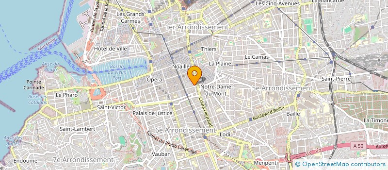 localisation de l'entreprise MONSIEUR ANDRE PALMA  MARSEILLE