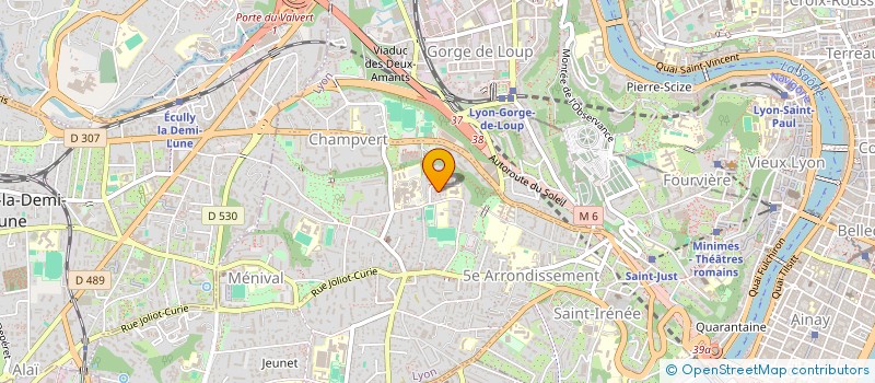 localisation de l'entreprise MONSIEUR ANDRE PAMPHILE  LYON