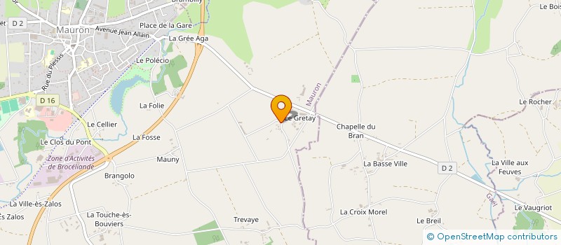 localisation de l'entreprise MONSIEUR ANDRE PANIS à MAURON