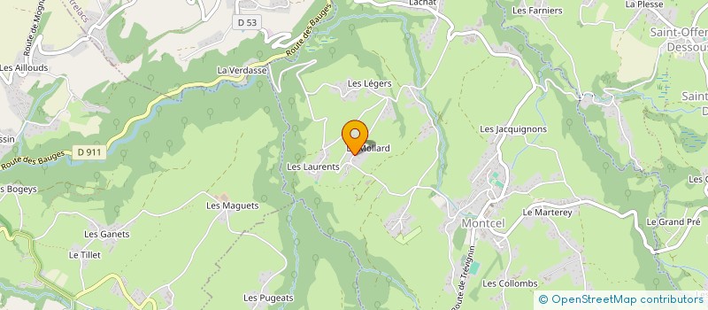 localisation de l'entreprise MONSIEUR ANDRE PAPURELLO  MONTCEL