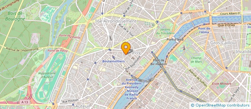 localisation de l'entreprise MONSIEUR ANDRE PARIS à PARIS
