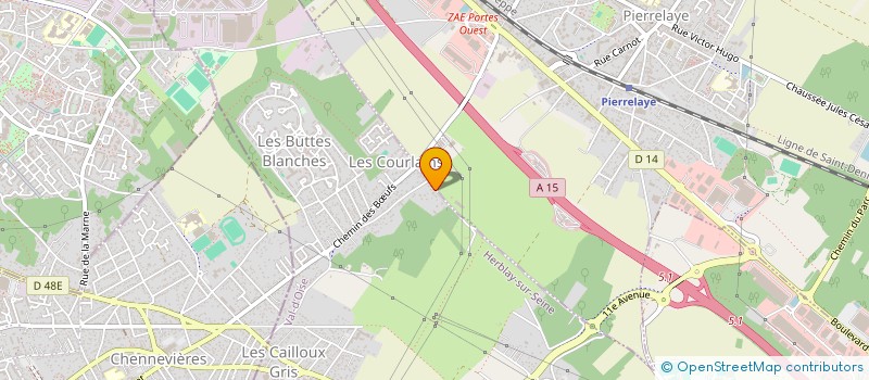 localisation de l'entreprise MONSIEUR ANDRE PARISY à PIERRELAYE