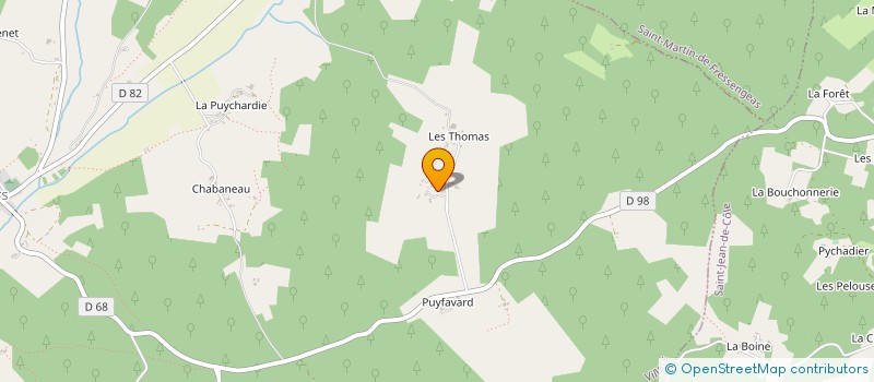 localisation de l'entreprise MONSIEUR ANDRE PAROUQUE à VILLARS