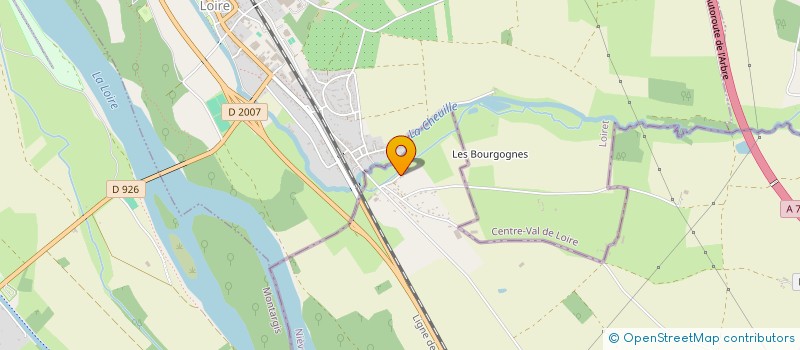 localisation de l'entreprise MONSIEUR ANDRE PARSIGNEAU à NEUVY SUR LOIRE