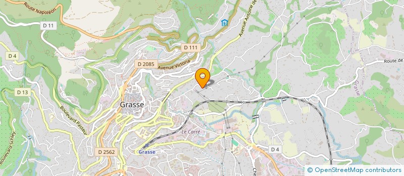 localisation de l'entreprise MONSIEUR ANDRE PASTORELLI à GRASSE