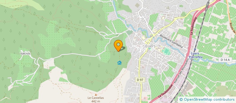 localisation de l'entreprise MONSIEUR ANDRE PASTORINO  CUERS