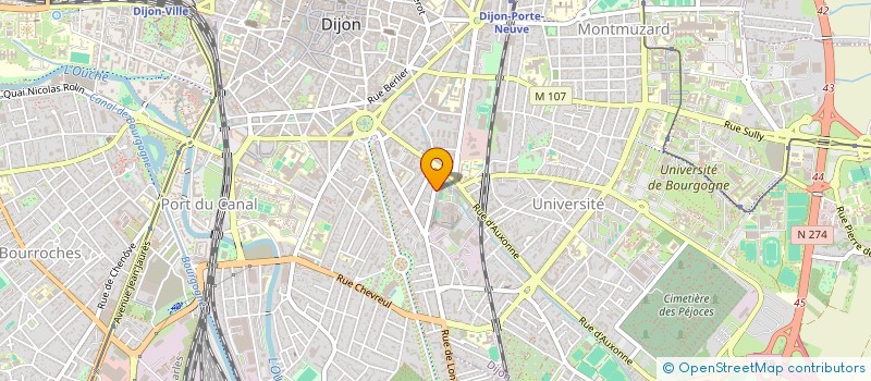 localisation de l'entreprise MONSIEUR ANDRE PATEFFOZ à DIJON