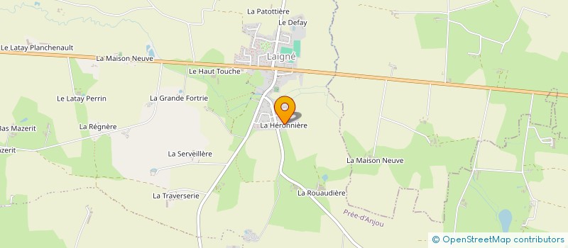localisation de l'entreprise MONSIEUR ANDRE PATUREAU à PREE-D'ANJOU
