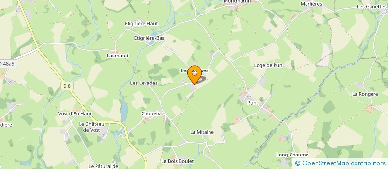 localisation de l'entreprise MONSIEUR ANDRE PATUREAU à LOURDOUEIX-SAINT-PIERRE