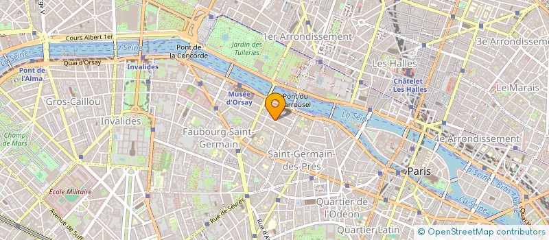 localisation de l'entreprise MONSIEUR ANDRE PAUGAM à PARIS
