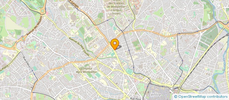 localisation de l'entreprise MONSIEUR ANDRE PAUL à MONTPELLIER